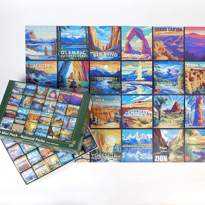 🧩 National Parks Advent Calendar — 1000 Pieces, 24 Mini Packs