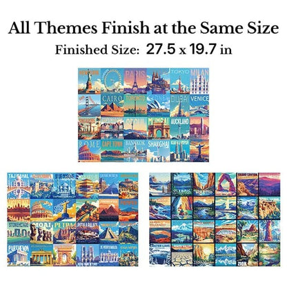 🧩 National Parks Advent Calendar — 1000 Pieces, 24 Mini Packs
