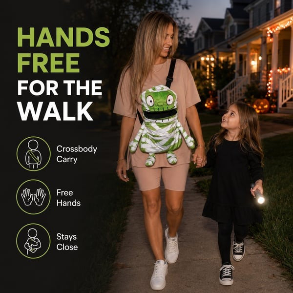 🧟Northlight Mummy Children's Halloween Trick-or-Treat Bag — Perfect for Little Ghouls
