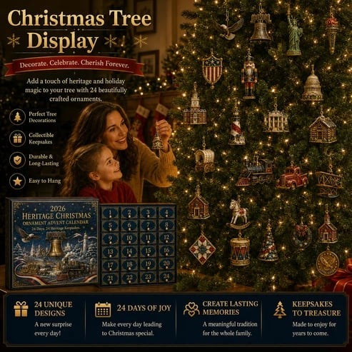 🎄 2026 Nativity Story Christmas Advent Calendar | 24 Keepsake Ornaments Inspired by the Sacred Journey to Christmas 🙏