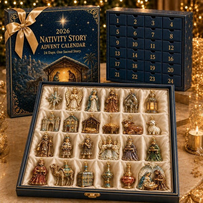 🎄 2026 Nativity Story Christmas Advent Calendar | 24 Keepsake Ornaments Inspired by the Sacred Journey to Christmas 🙏