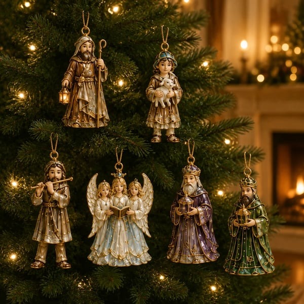 🎄 2026 Nativity Story Christmas Advent Calendar | 24 Keepsake Ornaments Inspired by the Sacred Journey to Christmas 🙏