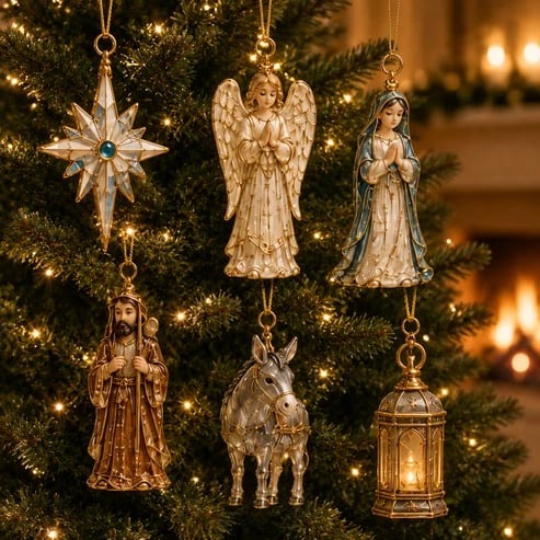 🎄 2026 Nativity Story Christmas Advent Calendar | 24 Keepsake Ornaments Inspired by the Sacred Journey to Christmas 🙏