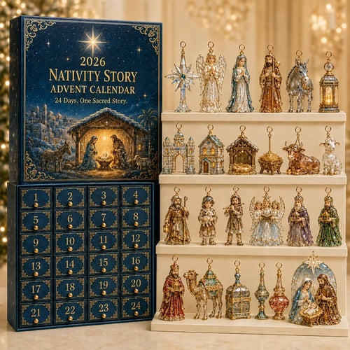 🎄 2026 Nativity Story Christmas Advent Calendar | 24 Keepsake Ornaments Inspired by the Sacred Journey to Christmas 🙏