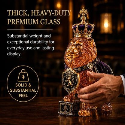 👑87th Anniversary Royal Lion Whiskey Bottle