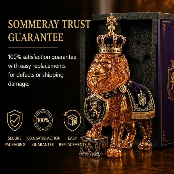 👑87th Anniversary Royal Lion Whiskey Bottle