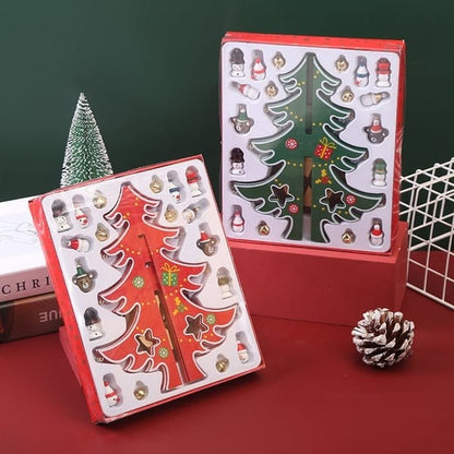 🎄24-Day Christmas Tree Advent Calendar – Daily Ornament Surprises & Holiday Family Fun