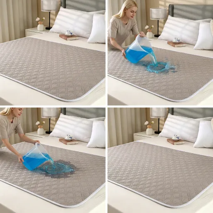 Reusable 4-Layer Absorbent Bed Protector | Waterproof & Washable