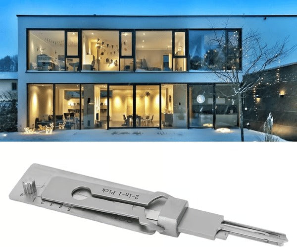 🔑 SS001 Pro Locksmith Tool Set — Stainless Steel, Precision Decoder & Pick