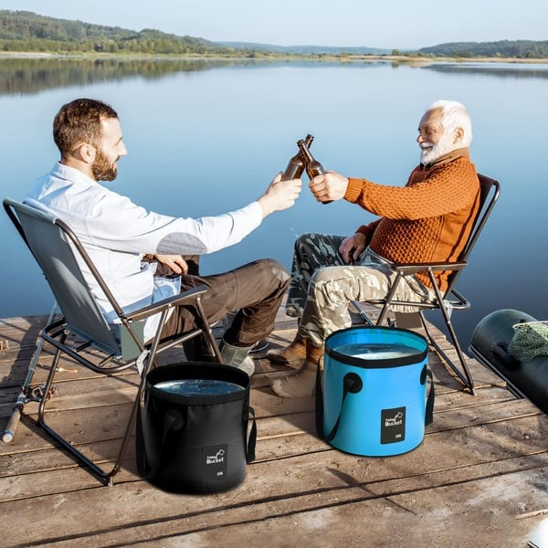 💦Portable Foldable Water Bucket - Perfect for Fishing, Camping, Traveling!