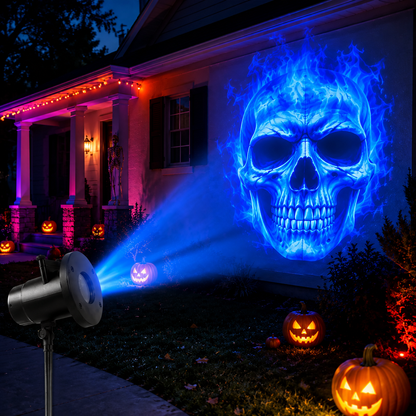 🔥Halloween Skull Dynamic Light 10 Unique HD Projection Patterns