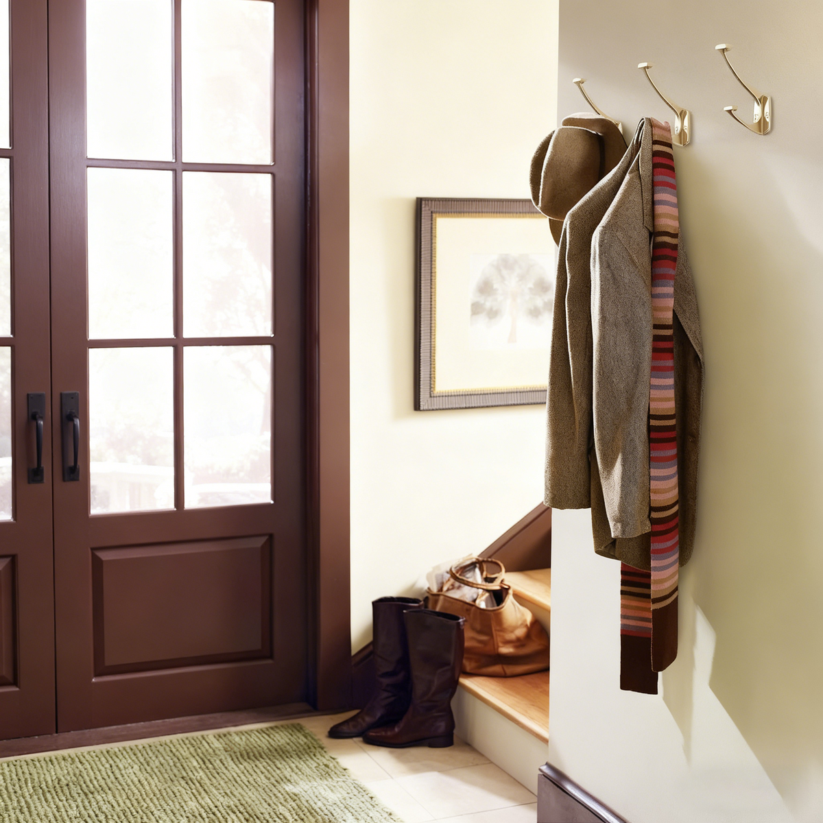 Triple Prong Decorative Wall Hook