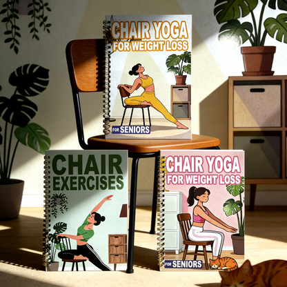 30-Day Chair Yoga  Exercises Collection for Seniors