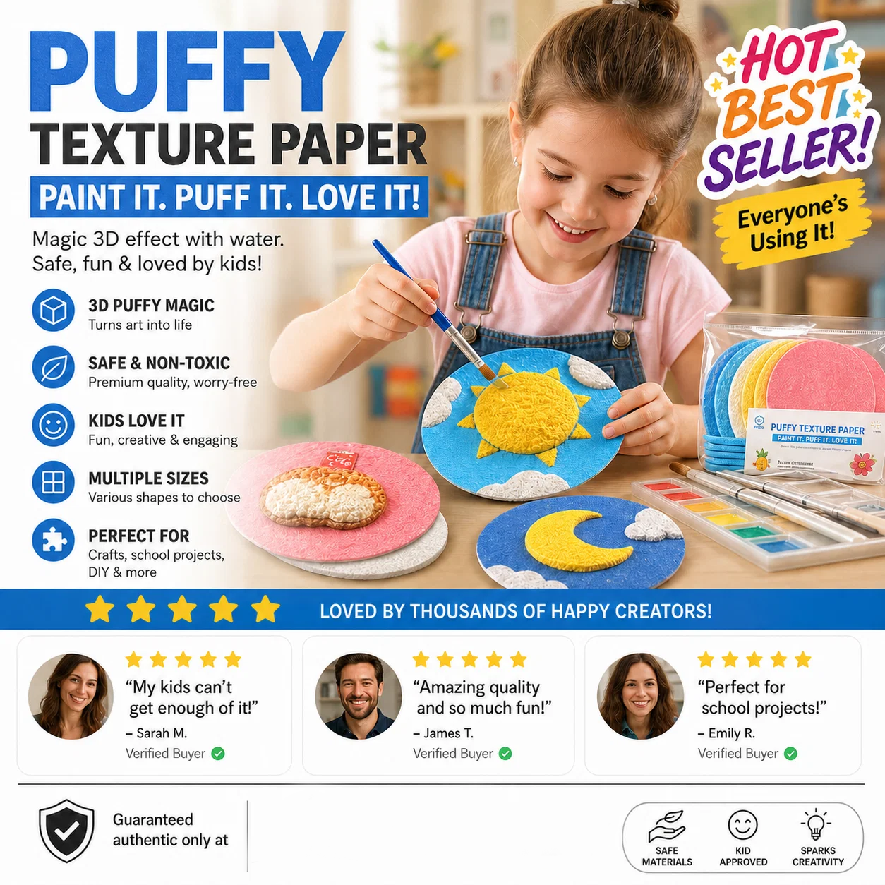 🎄🔮 Foam Texture Painting Paper👩‍🎨🎁Master the magic of painting!