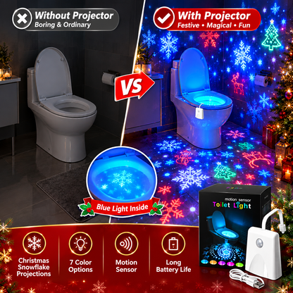 dht™⭐ Christmas Toilet Night Light❄️Bring Christmas Magic to Your Bathroom
