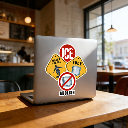 3 SETS ANTI-I.C.E. STICKERS