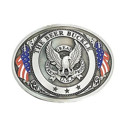 World's first retractable beverage holding belt buckle.