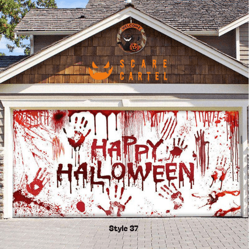 Halloween Garage Door Decoration