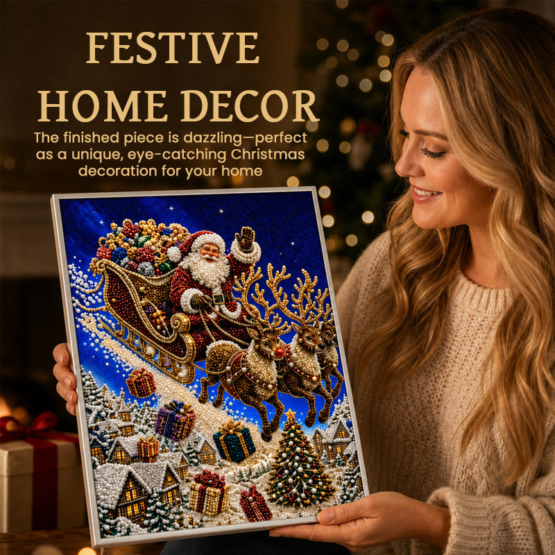 Christmas Reindeer Diamond Painting Art Kit