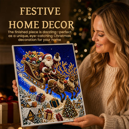 Christmas Reindeer Diamond Painting Art Kit
