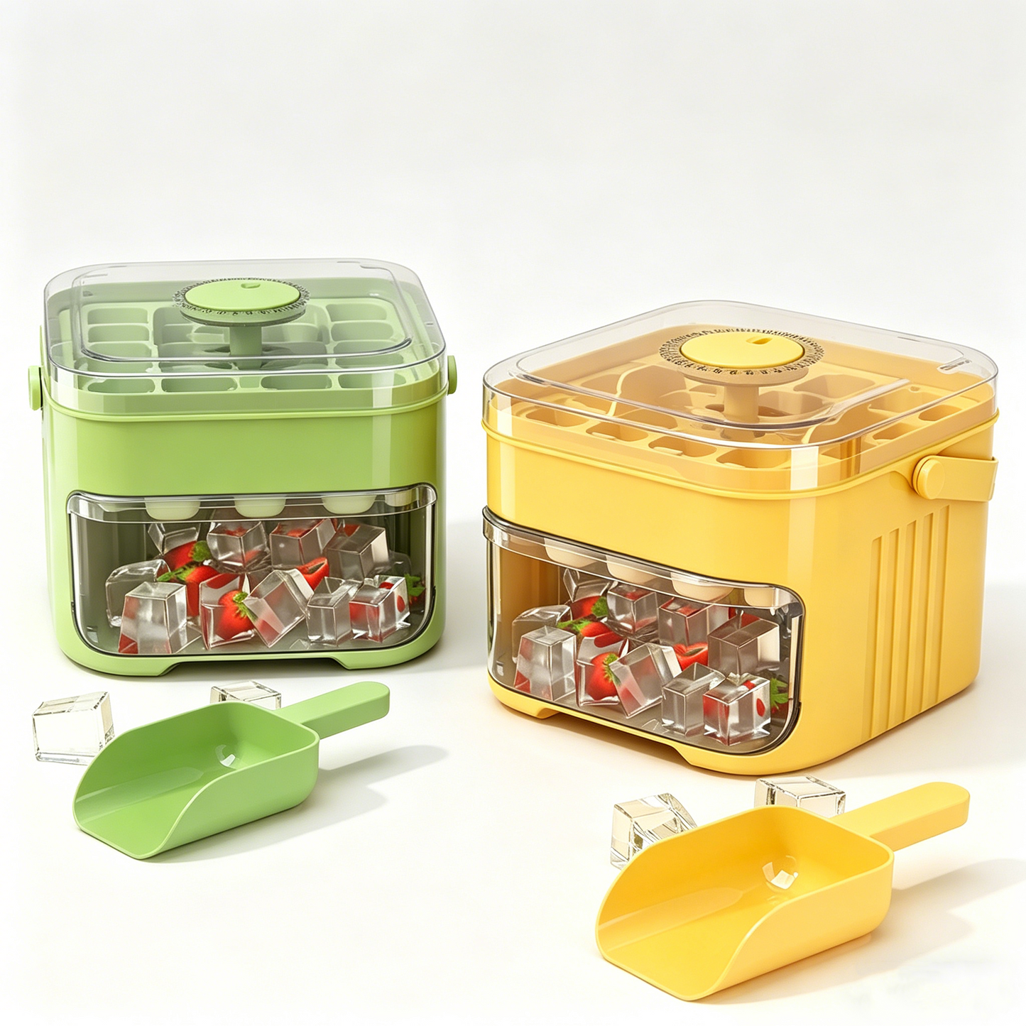 Double layer Ice Cube Tray