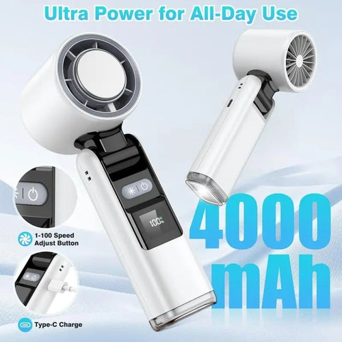 🌪Turbo Ice-Cooling Fan – Stay Cool Anywhere You Go!