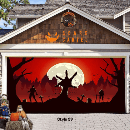 Halloween Garage Door Decoration
