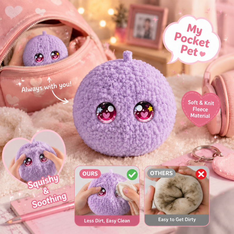 dht™⭐Handmade Crochet Cute Stress Ball🧶Soft, Textured, Adorable.