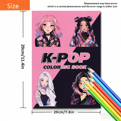 K-POP Coloring Book Set