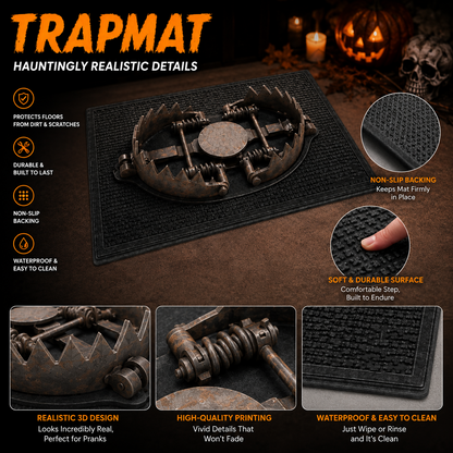 🎃Halloween 3D Soft Trap Mat👻Prank Your Friends