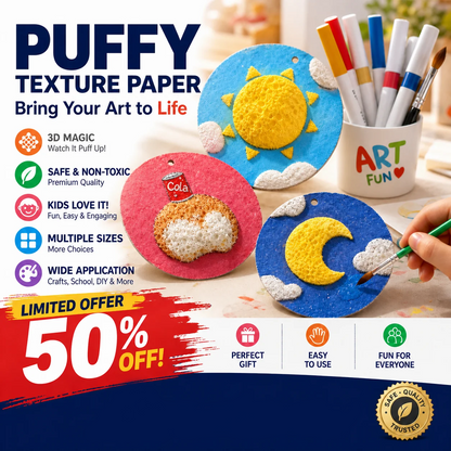 🎄🔮 Foam Texture Painting Paper👩‍🎨🎁Master the magic of painting!