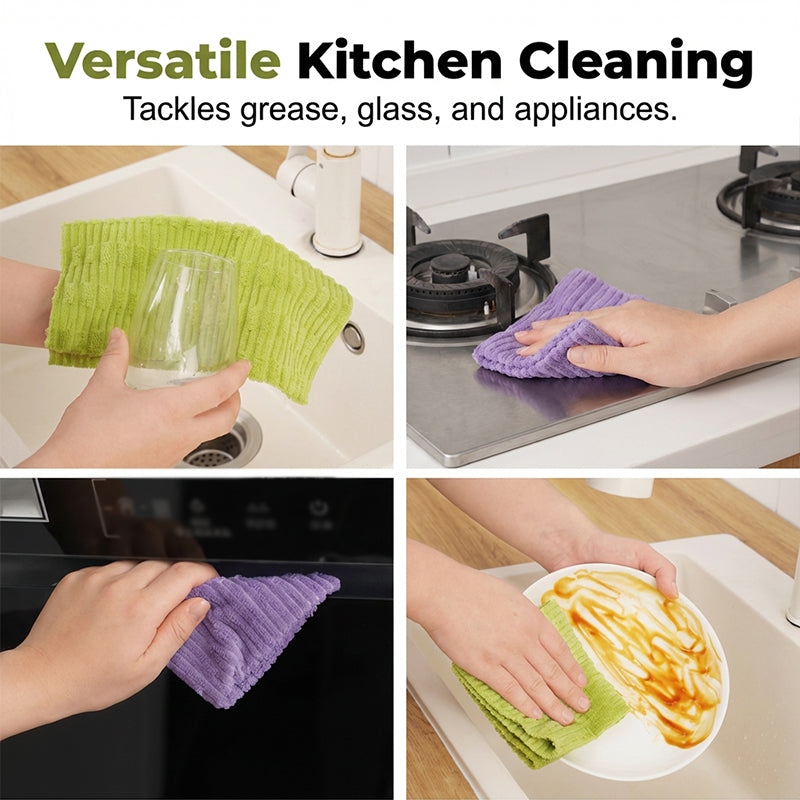 dht™⭐Multipurpose Tear‑Off Cleaning Cloth Roll – Strong absorbent, pre‑cut sheets, reusable. No more messy rags – just tear, wipe & toss! 🧽💨