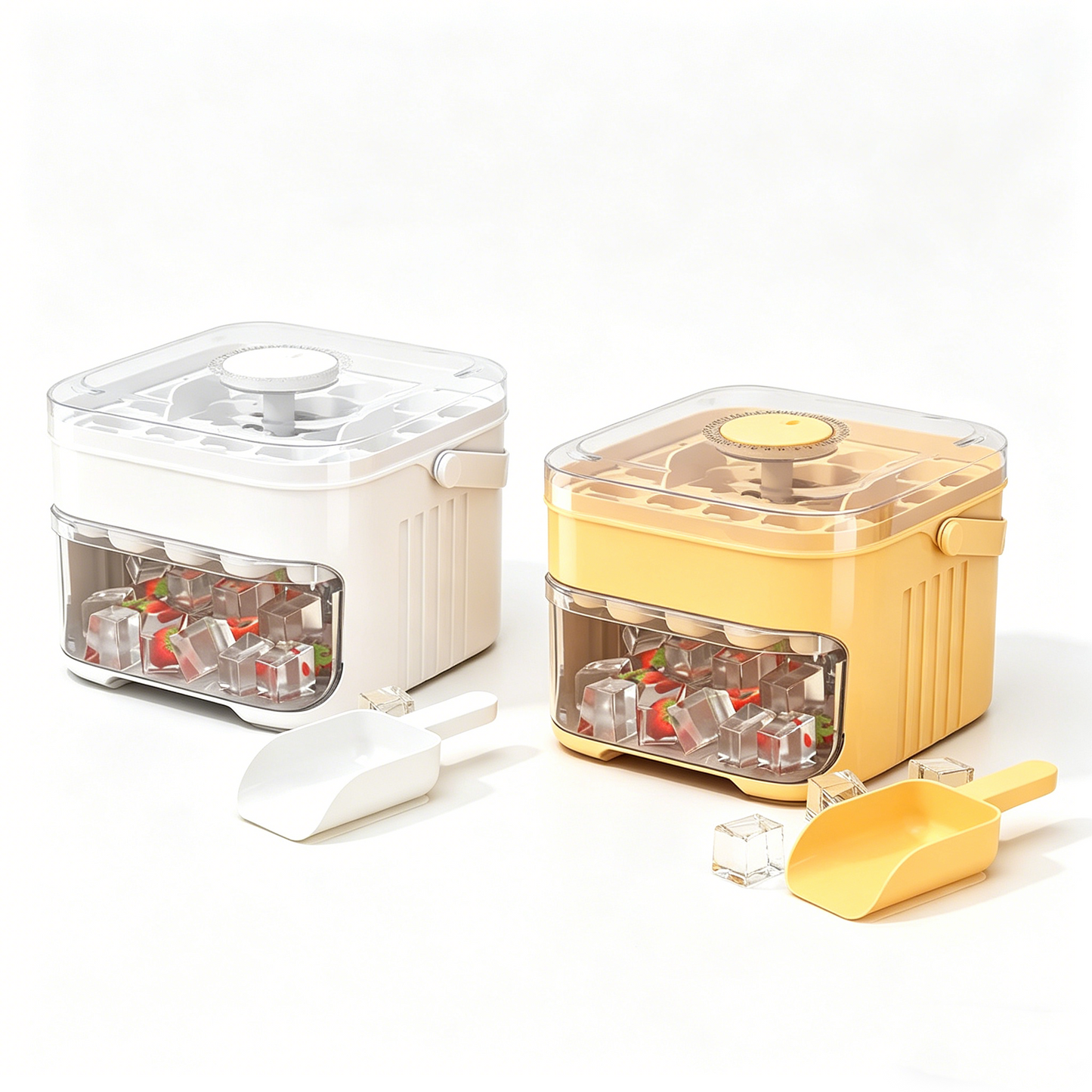 Double layer Ice Cube Tray