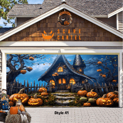 Halloween Garage Door Decoration