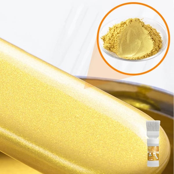 🎨 Water-Based Metallic Silver Paint with Built-in Brush