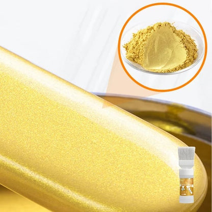 🎨 Water-Based Metallic Silver Paint with Built-in Brush