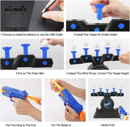 🎯 Fun Floating Target Game – Electric Shooting Toy for Kids!