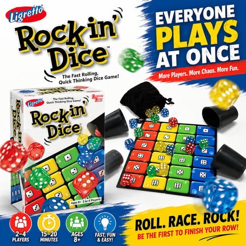 🎲 Ligretto Rocking Dice Game — Fast, Fun, Family-Friendly