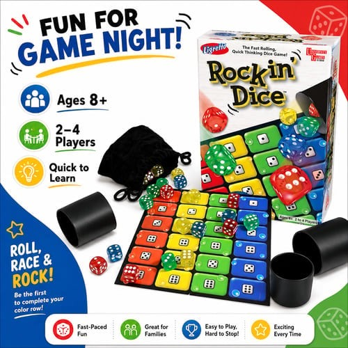 🎲 Ligretto Rocking Dice Game — Fast, Fun, Family-Friendly