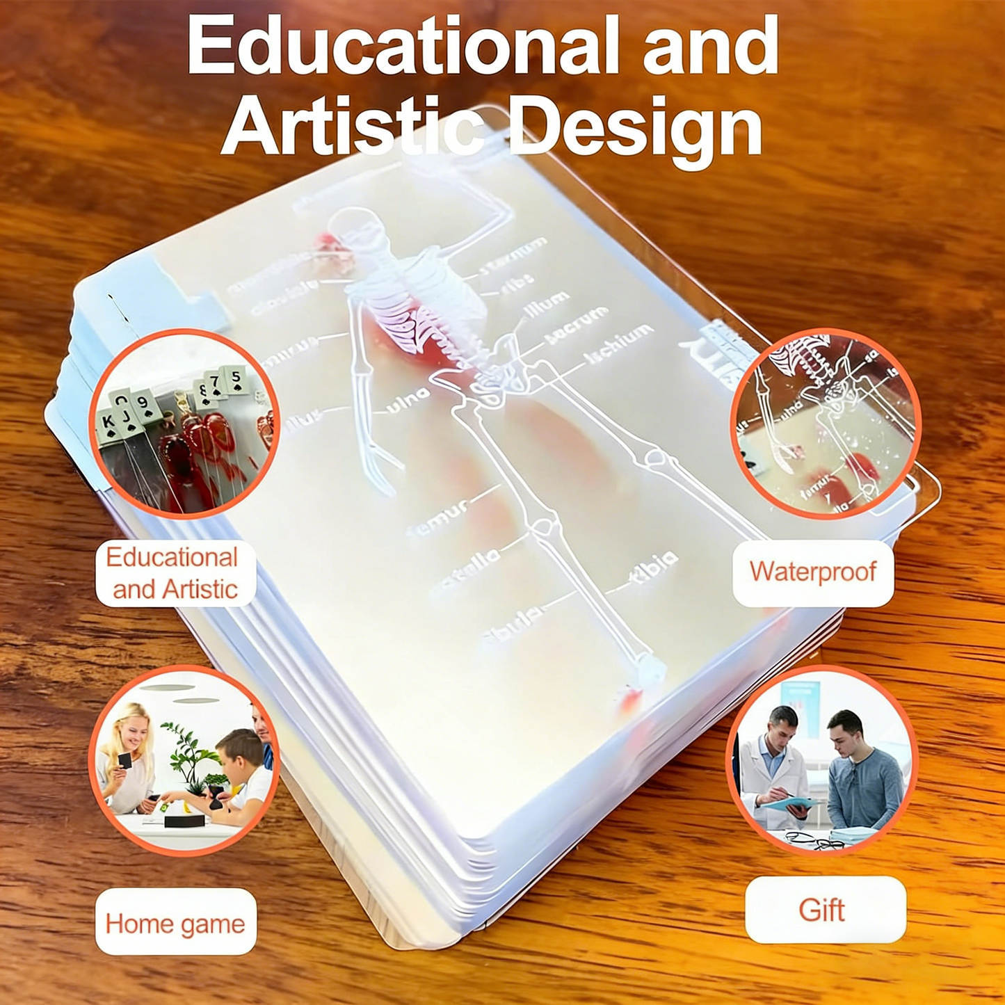 Human Anatomy Playing Cards