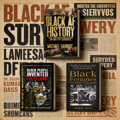Black History Unfiltered: Three Essential Books on Black History & Achievement
