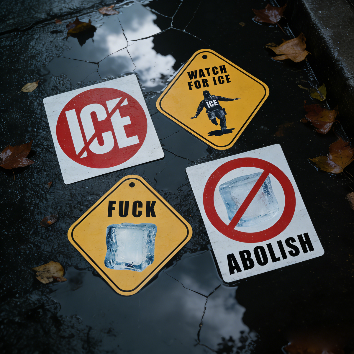 3 SETS ANTI-I.C.E. STICKERS