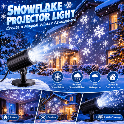 dht™⭐Christmas Snowflake Projector❄️Transform Your Home Into a Winter Wonderland