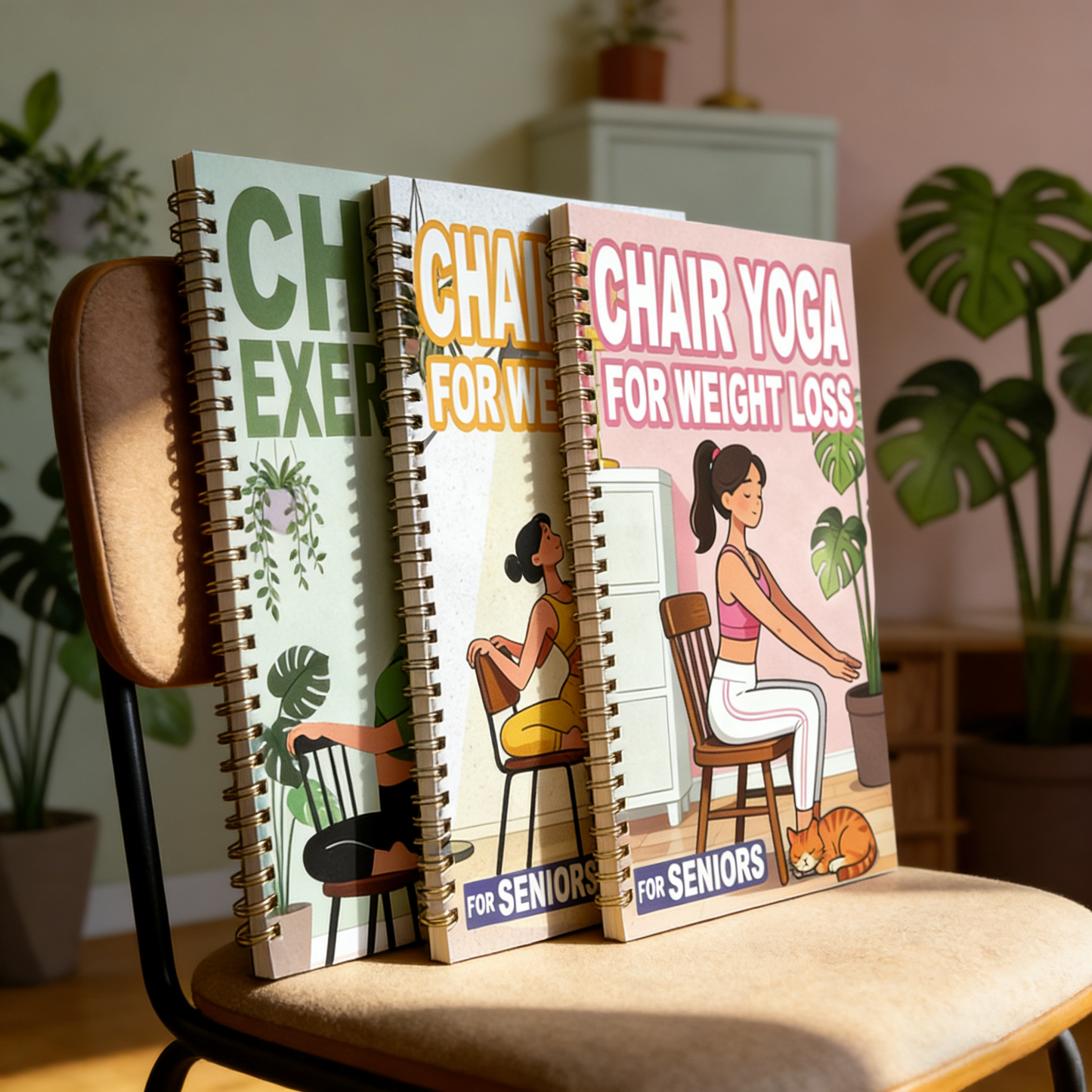 30-Day Chair Yoga  Exercises Collection for Seniors