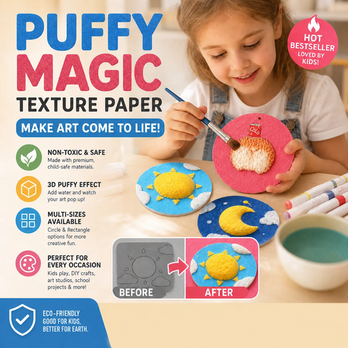 🎄🔮 Foam Texture Painting Paper👩‍🎨🎁Master the magic of painting!