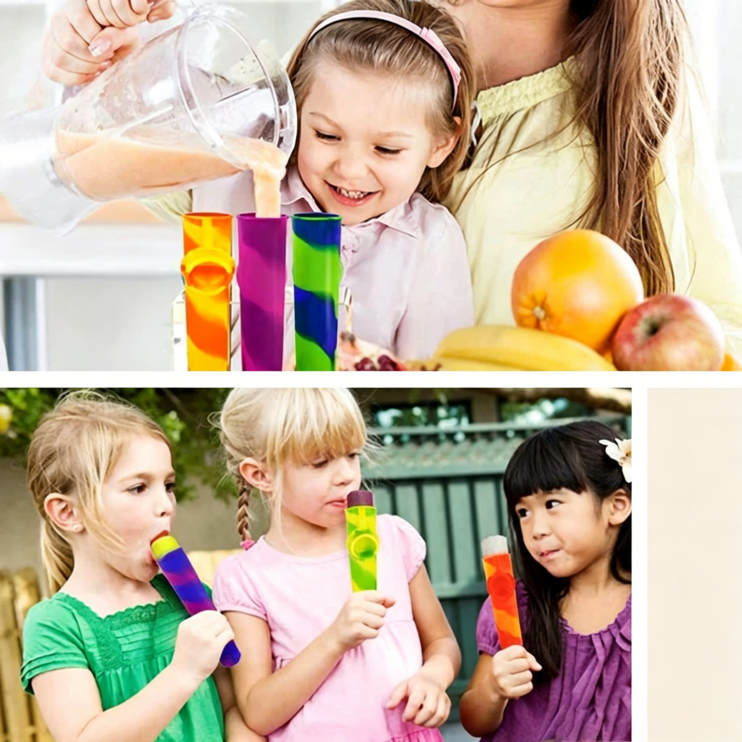 6Pcs Popsicles Molds