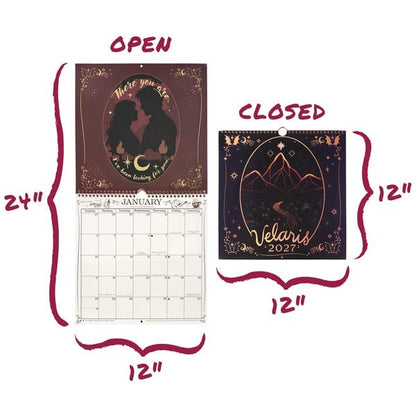 🌙 A Court of Thorns and Roses: Velaris 2027 Weekly Planner ✨ Officially Licensed Fantasy Organizer