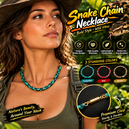 dht™⭐Snake Artificial jewellery - Pendant Necklace
