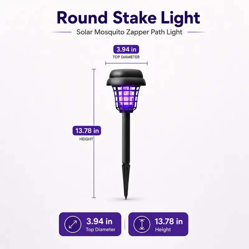 🏠Summer Essentials🦟Solar-Powered UV Mosquito Killer Lamp