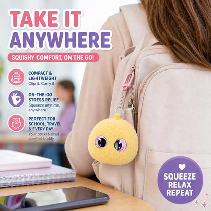 dht™⭐Handmade Crochet Cute Stress Ball🧶Soft, Textured, Adorable.